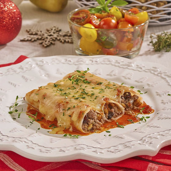 Canelones de Papa Navideños