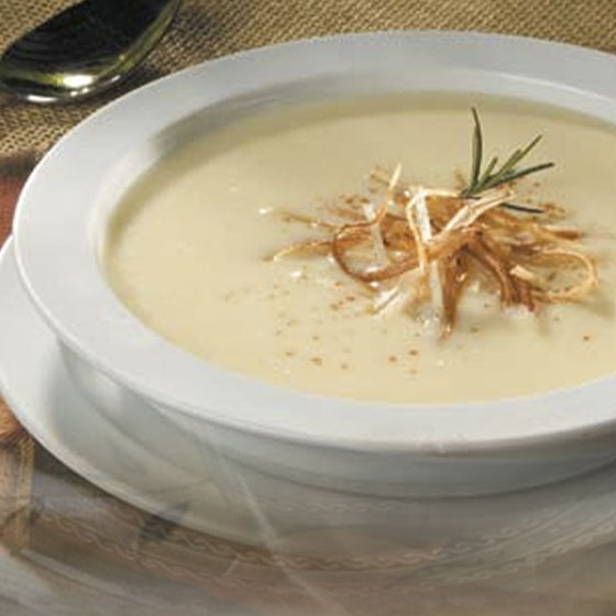 Crema de Papa y Poro