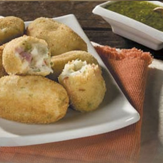 Croquetas de Papa con Jamón