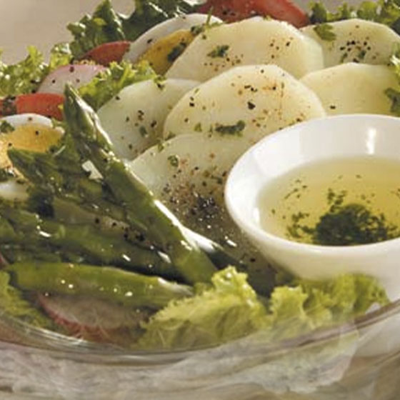 Ensalada de Papas y Espárragos