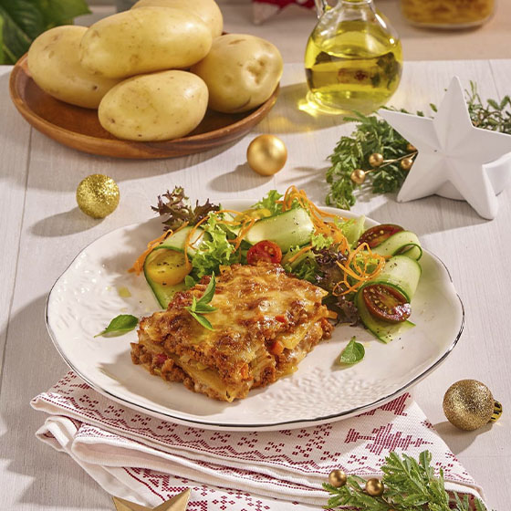 Lasagna Bolognesa con Papa