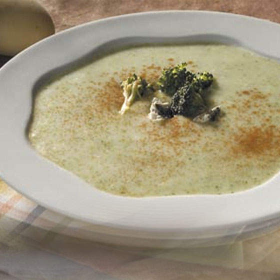 Sopa de Papa con Brócoli