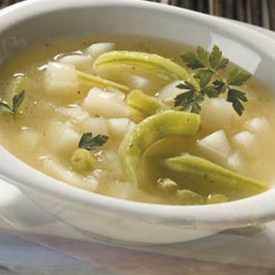 Sopa de Papa y Ejotes